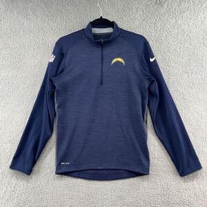Nike Navy Los Angeles Chargers Fan Gear Element Half-Zip Performance Jacket XS
